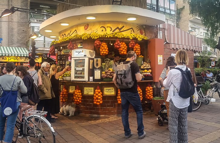 Fruit stand Tel Aviv